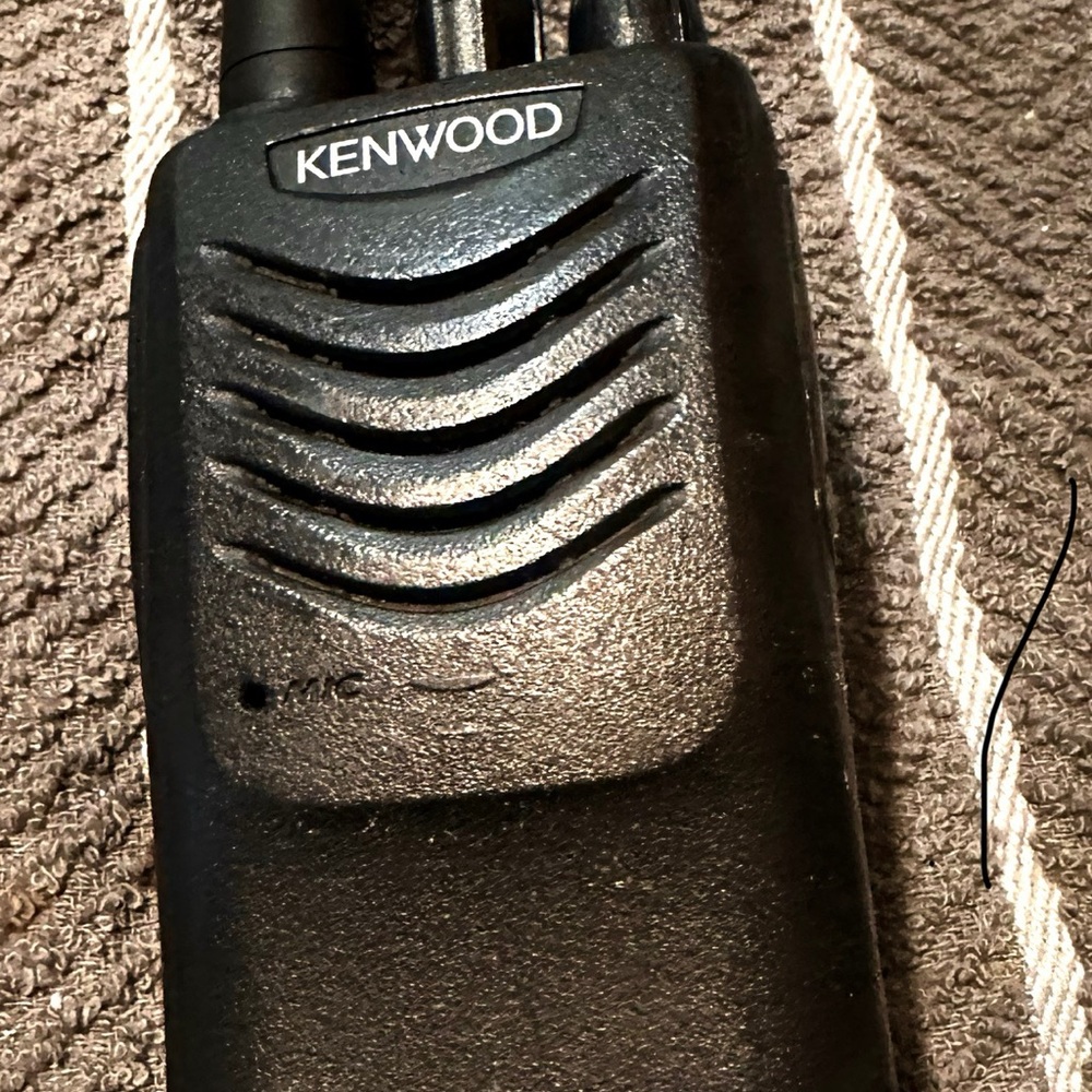 Kenwood Black Professional Two-Way Radio